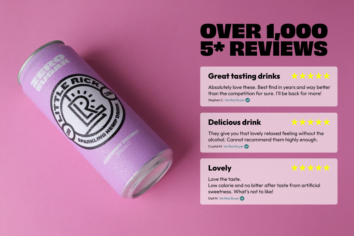 Raspberry Coconut - CBD drink