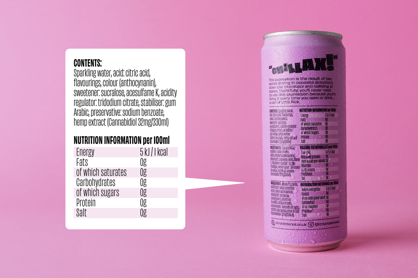 Raspberry Coconut - CBD drink