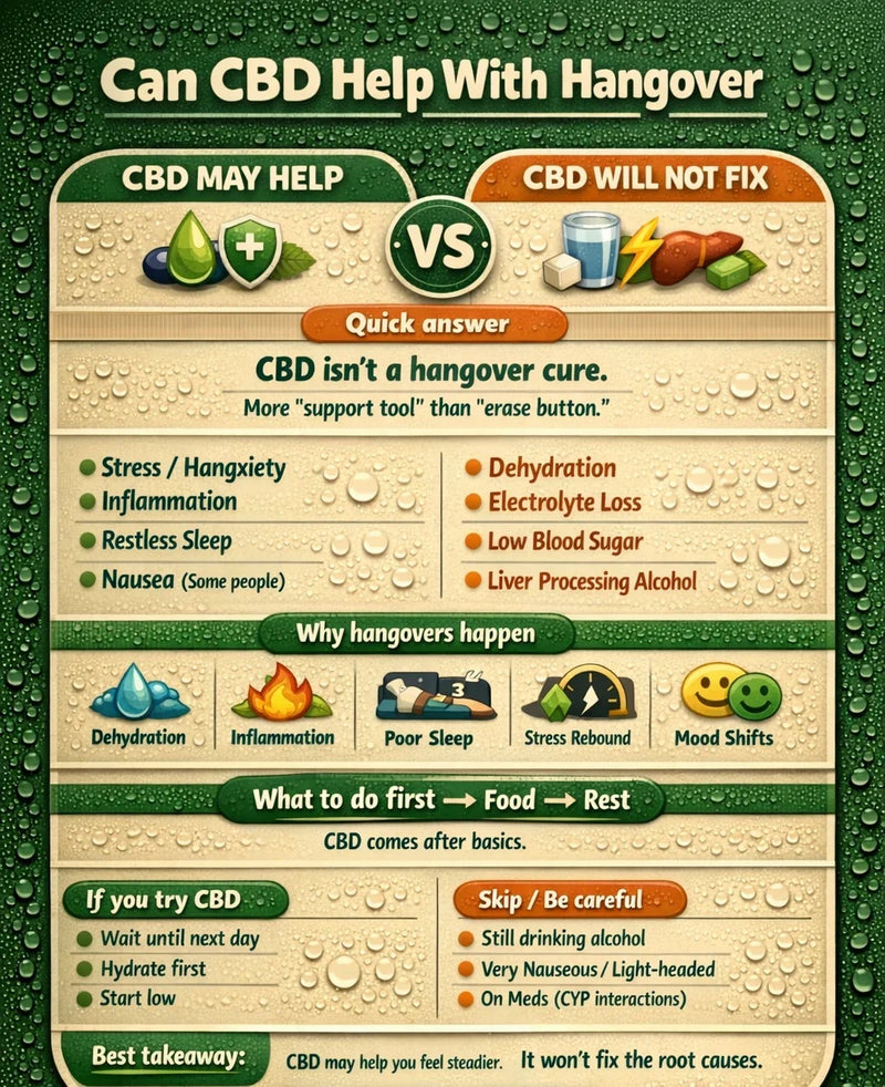 Hangover Symptoms CBD May Help With