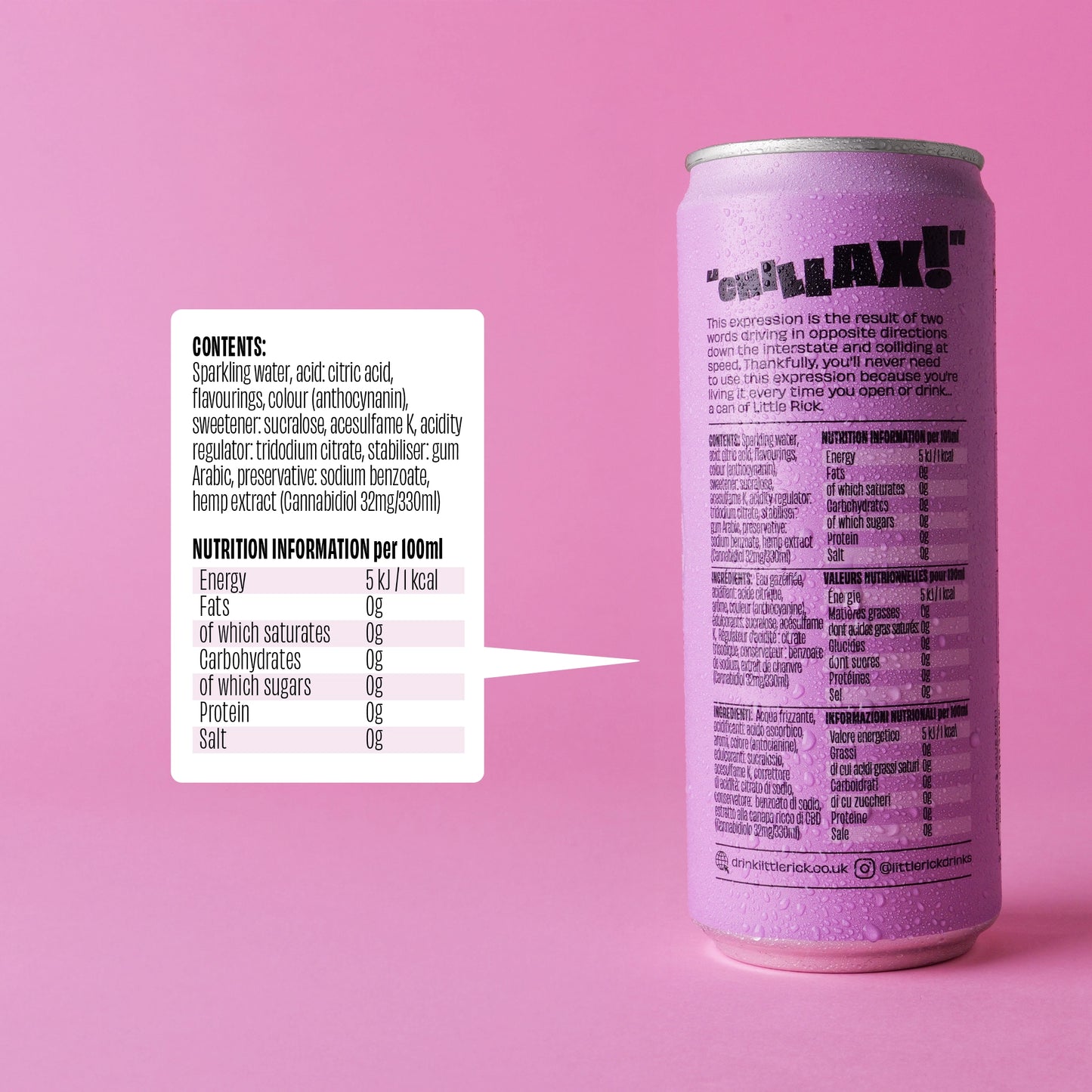 Raspberry Coconut - CBD drink