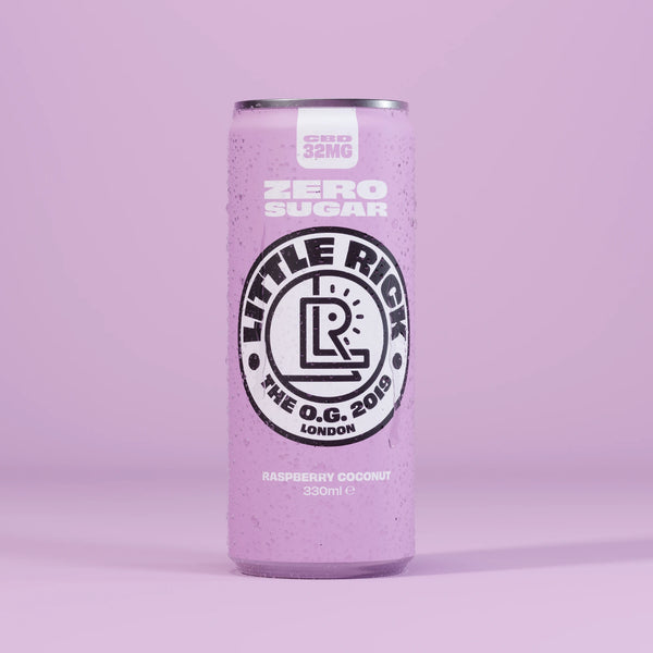 Raspberry Coconut - zero calories CBD drink – Little Rick UK